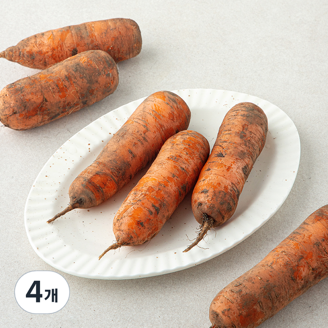 제주 흙당근, 1kg, 4개