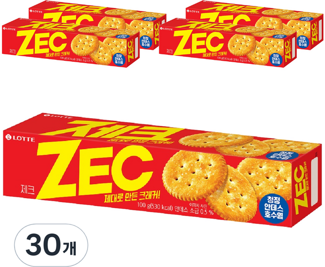 제크 오리지날, 100g, 30개