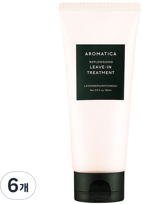 아로마티카 리플레니싱 리브 인 트리트먼트 라벤더 앤 패츌리, 150ml, 6개