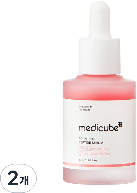메디큐브 PDRN 핑크 펩타이드 세럼, 30ml, 2개 - 쿠팡