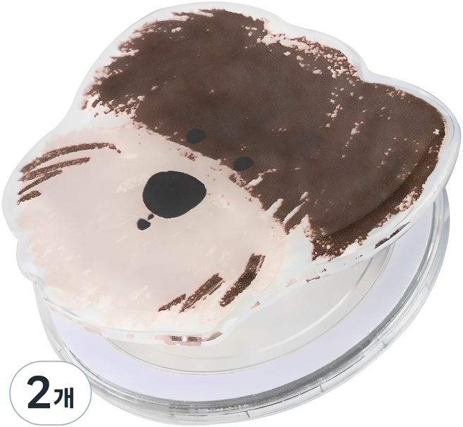 구스페리 맥세이프 동물 아크릴 스마트톡, 06 슈나우저, 2개