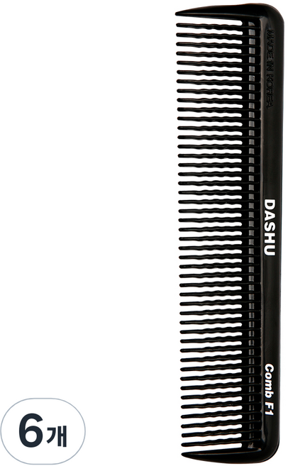 다슈 포마드 전용 콤브 빗, 혼합색상, 6개