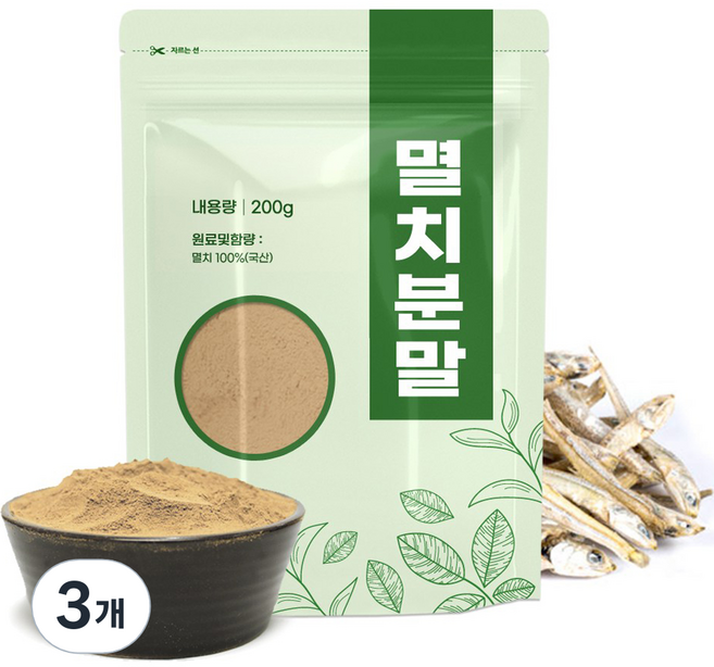 鯷魚粉, 200g, 3個