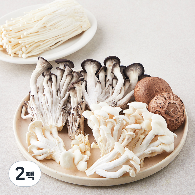 샤브샤브용모둠버섯, 450g, 2팩