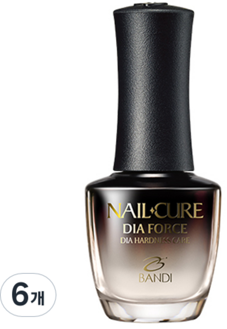 반디BANDI 네일큐어 다이아 포스 네일 큐티클케어 네일영양제, 6개, 7ml