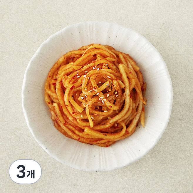 집반찬연구소 무생채, 180g, 3개