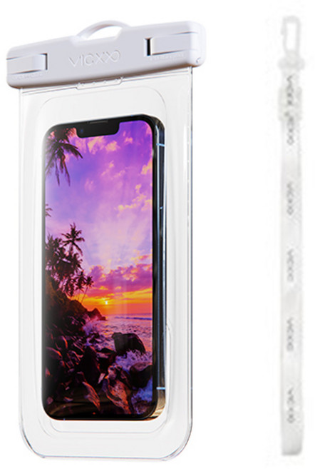 빅쏘 IPX8 원터치 4중 잠금 에어포켓 핸드폰 방수팩, 투명, 1개