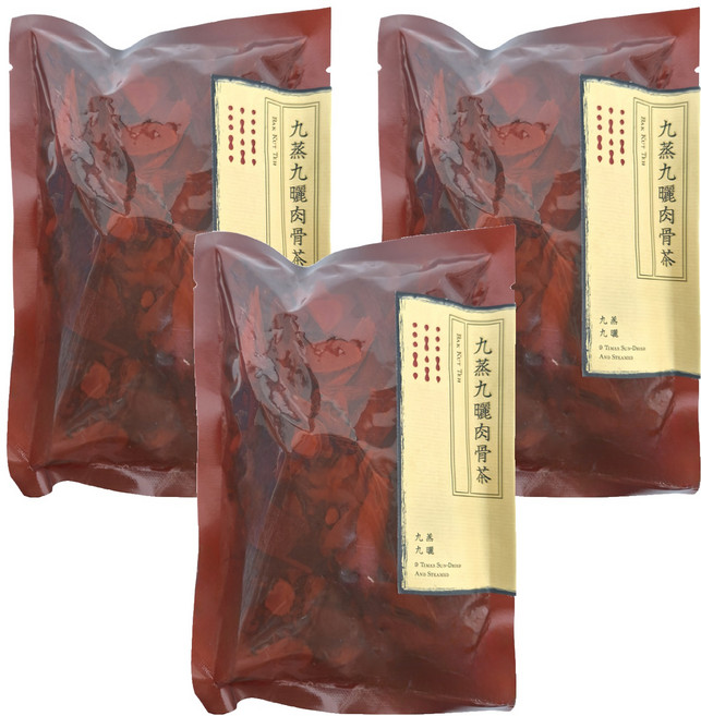 SEE IN HERB 新譯漢方 九蒸九曬肉骨茶 藥膳養生料理包, 100g, 3包