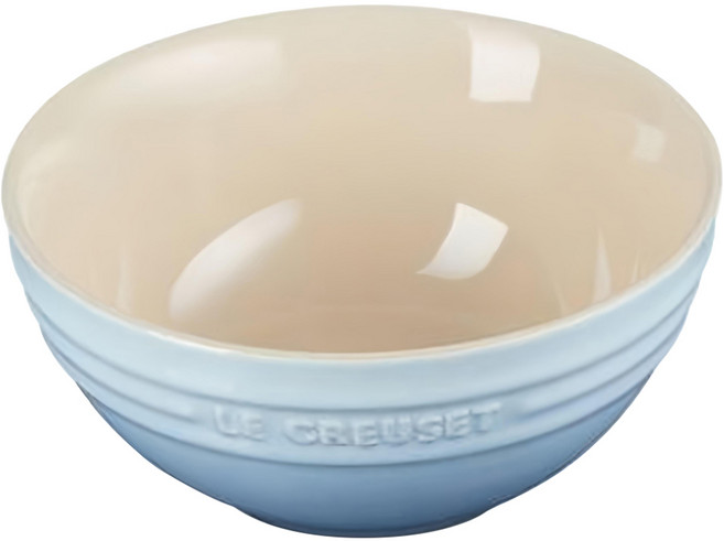 LE CREUSET 瓷器韓式湯碗 450ml, 海岸藍, 1個