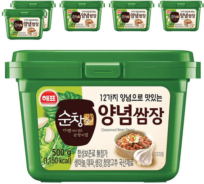 순창궁 12가지 양념으로 맛있는 양념쌈장, 500g, 6개
