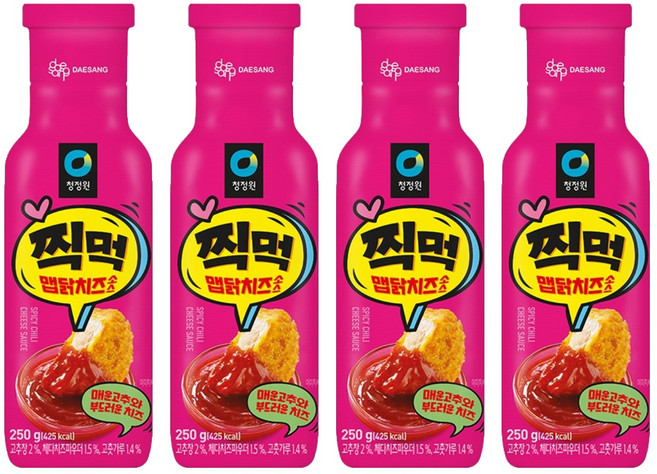 清淨園 辣雞起司沾醬, 250g, 4個