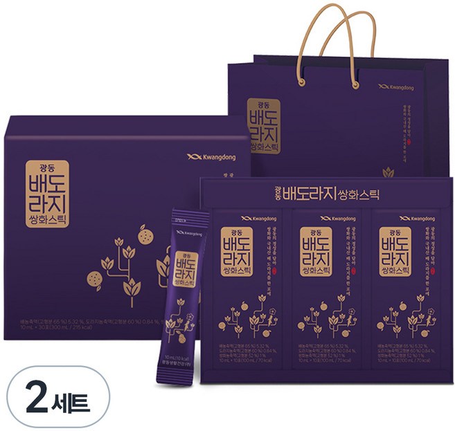 광동 배도라지 쌍화스틱, 10ml, 60개