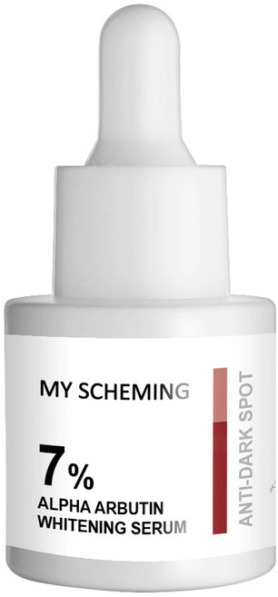 MY SCHEMING 我的心機 7%α熊果素美白淡斑精華, 15ml, 1瓶