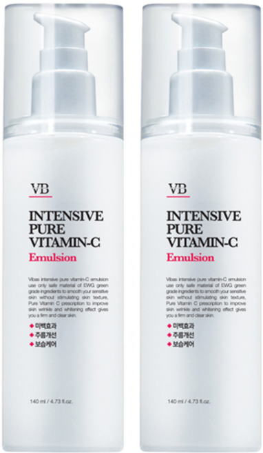 비바스 인텐시브 퓨어비타민C 에멀전, 140ml, 2개