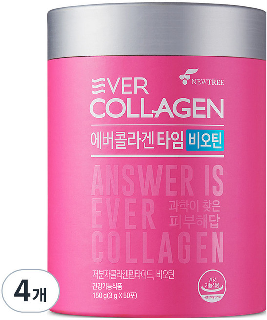에버콜라겐 타임 비오틴, 50회분, 4개