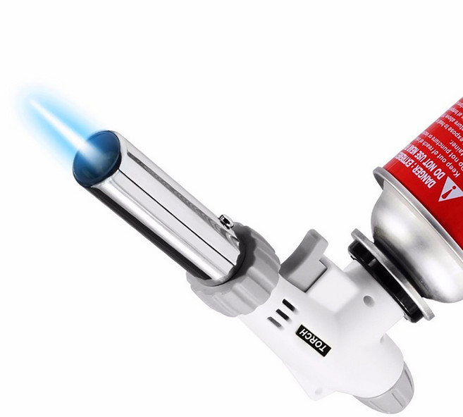 달콤무드 액화방지 요리용 캠핑 토치, 화이트그레이, 1개