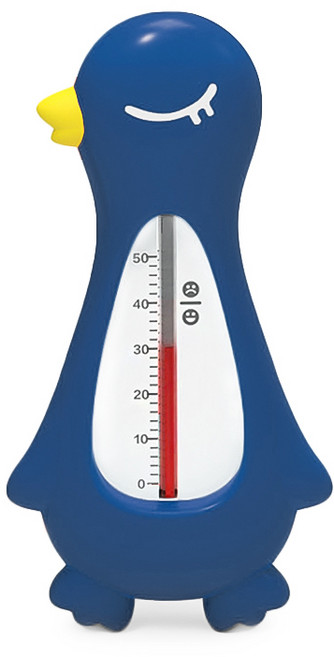 라이프투비 목욕 물 온도측정 탕온계, 블루 펭귄