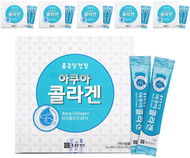 종근당건강 아쿠아 콜라겐, 120g, 6개 - 쿠팡