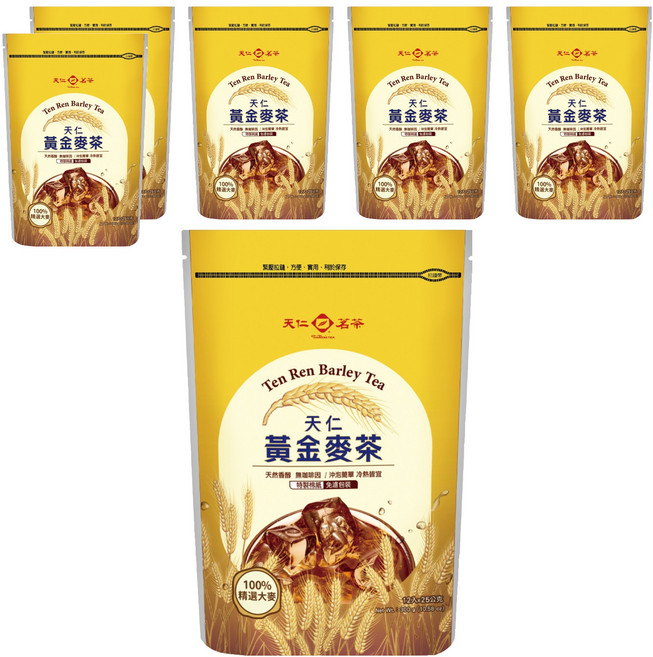 天仁茗茶 天仁黃金麥茶, 25g, 12包, 6袋