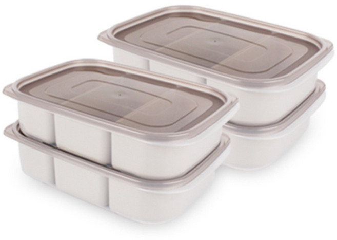 제오닉 이유식 큐브 보관용기 1.5L 칸칸이용기, 4개, 1세트