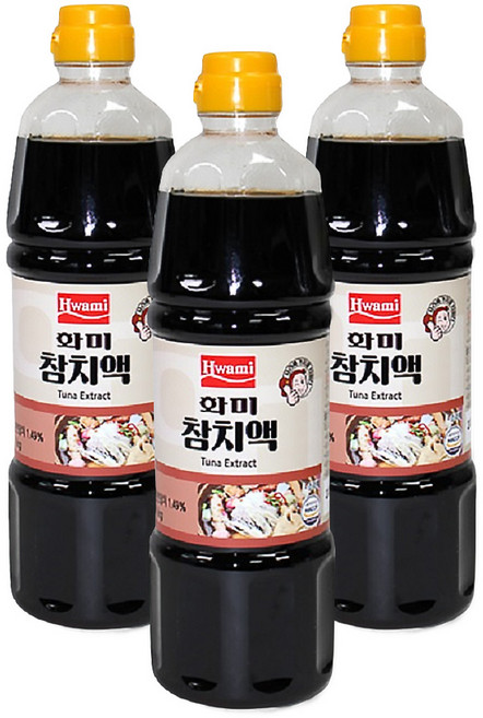 화미 참치액, 1kg, 3개