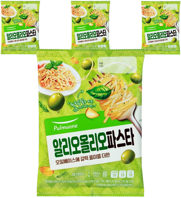 풀무원 알리오 올리오 파스타, 144g, 4개