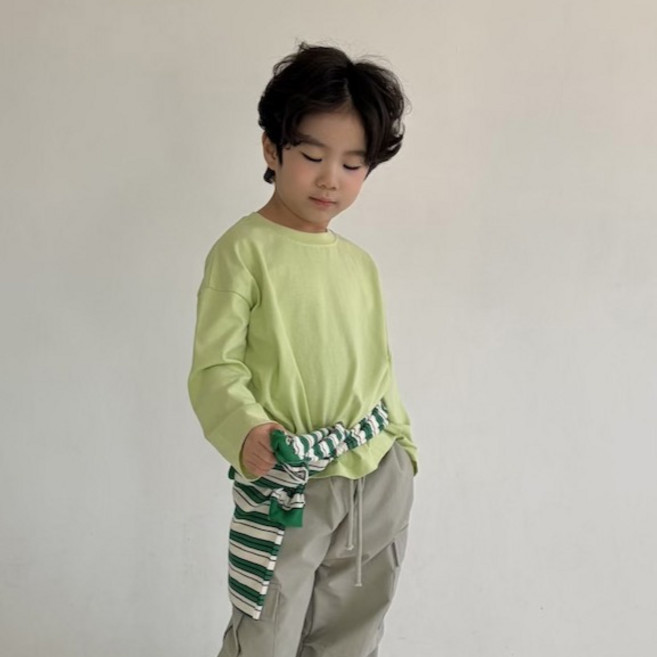 세인트돌 아동용 데일리 자수 티셔츠