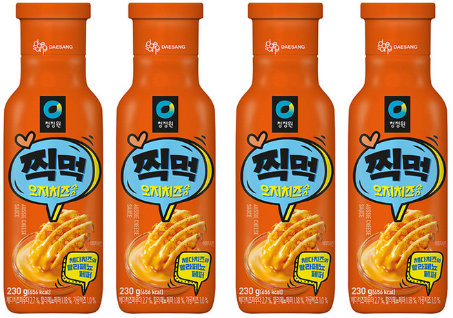 찍먹 오지치즈소스, 230g, 4瓶