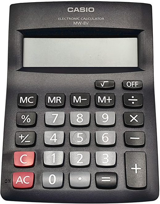 CASIO 卡西歐 國家考試專用計算機, 黑色, 1個