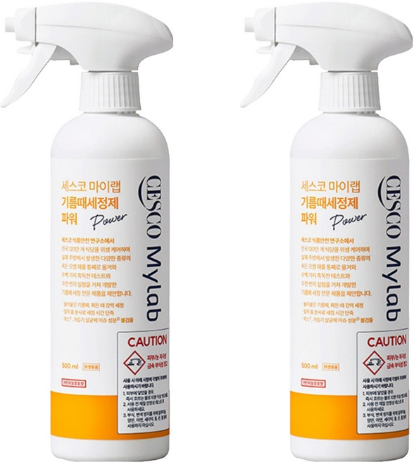 세스코마이랩 기름때세정제 파워, 500ml, 2개