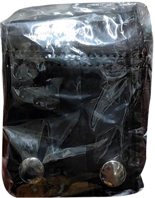 真皮頭層 瘋馬牛皮配帆布腰掛收納包 工具包 LB915