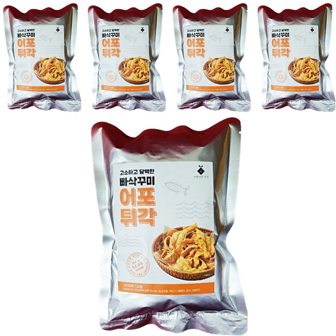 아름다운정성 어포튀각, 5개, 70g