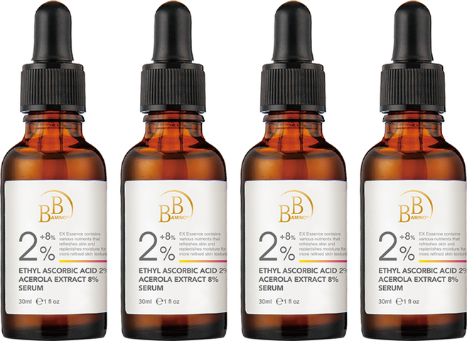 BB AMINO 科研 2%乙基C + 8%西印度櫻桃精華, 30ml, 4瓶