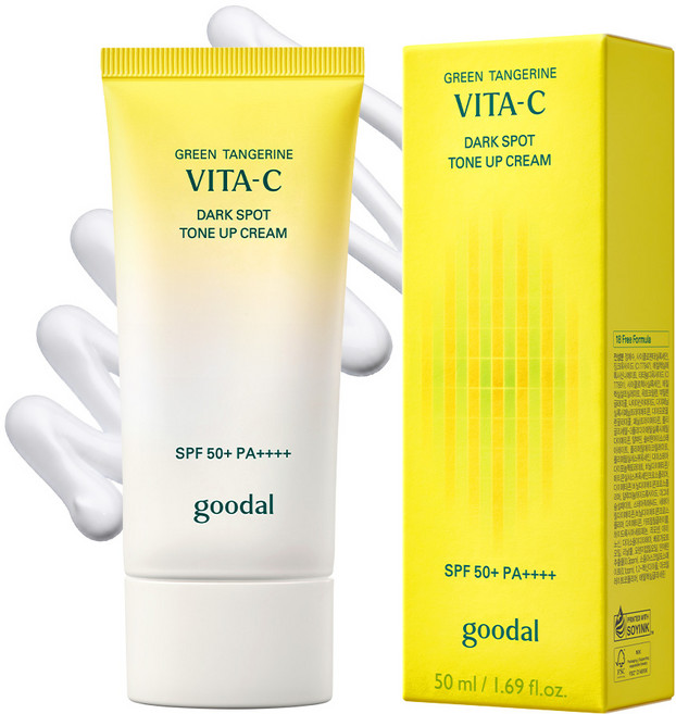 goodal 青橘維他命C淡斑提亮霜 SPF50+ PA++++ 50ml, 單色, 1條
