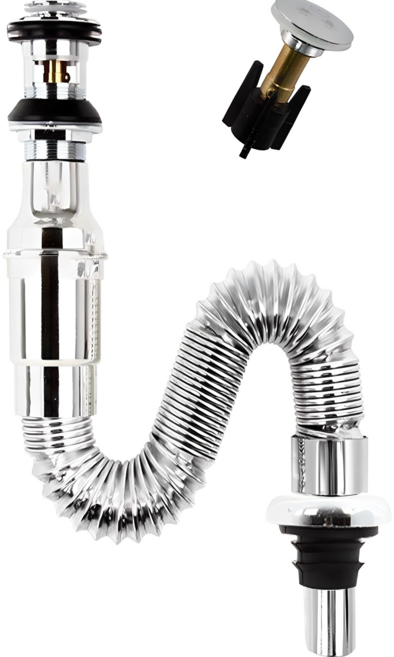 폽옵분리형 세면대 일체형 트랩, 1개