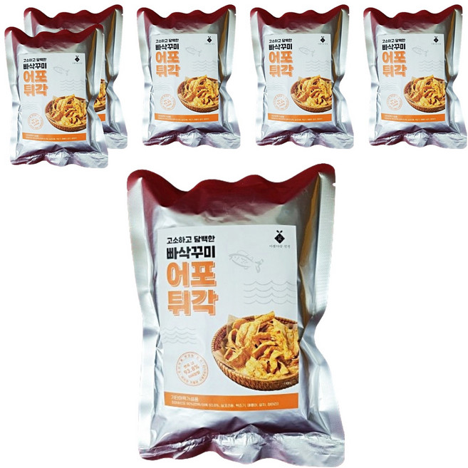 아름다운정성 어포튀각, 6개, 70g