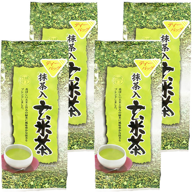 藤二 嚴選抹茶玄米茶, 4g, 20包, 4袋