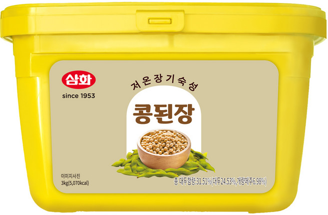 삼화식품 콩된장, 3kg, 1개