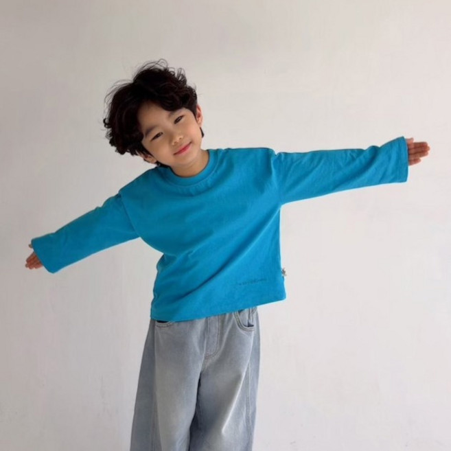 세인트돌 아동용 데일리 자수 티셔츠