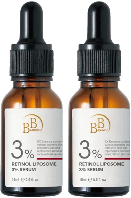 BB AMINO 科研 3%A醇微脂囊青春精華, 15ml, 2瓶