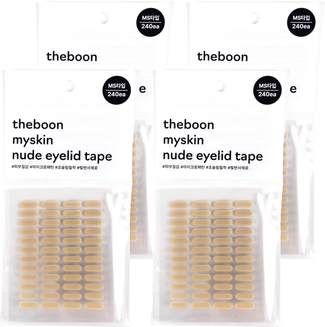 더분 마이스킨 누드 단면 쌍커풀 테이프, 960개, 누드MS타입