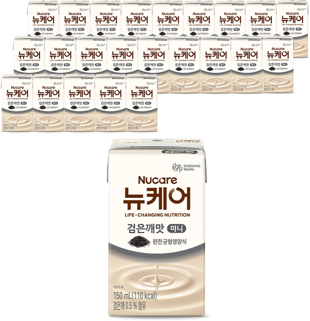 뉴케어 정품 검은깨맛 미니 완전균형영양식, 150ml, 24개