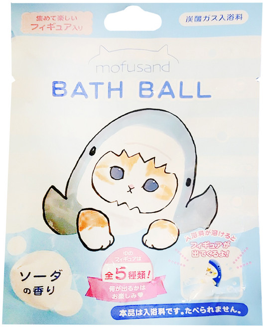 SHOBIDO 粧美堂 MOFUSAND 沐浴球內附玩具 198522 隨機出貨 6歲以上, 75g, 1包