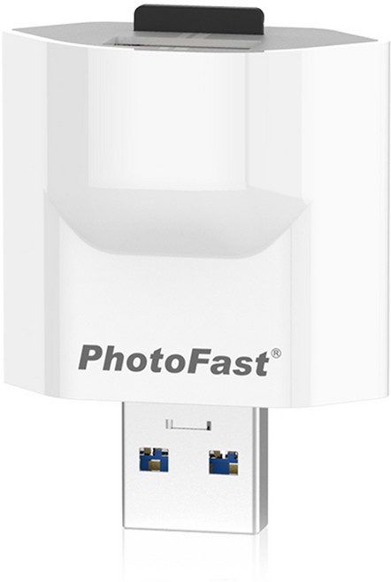 포토패스트 아이폰 파일 백업 리더기, PhotoCube, 혼합 색상, 1개