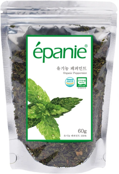 에빠니 유기농 페퍼민트 티 리필, 60g, 1개, 1개입 - 쿠팡