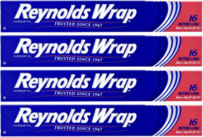 Reynolds 日常用鋁箔紙 30cm x 16m, 4盒
