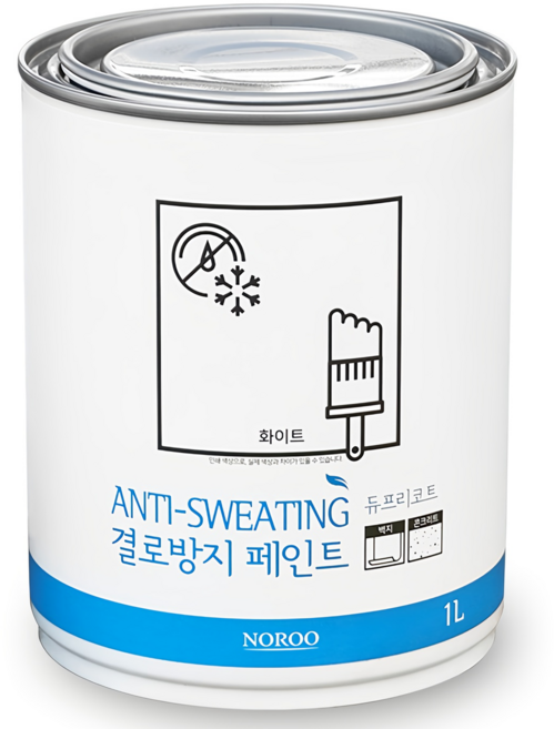 노루페인트 결로방지, 화이트, 1L, 1개