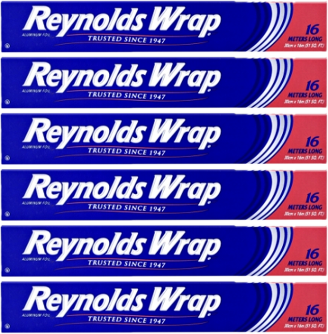 Reynolds 日常用鋁箔紙 30cm x 8m, 6個
