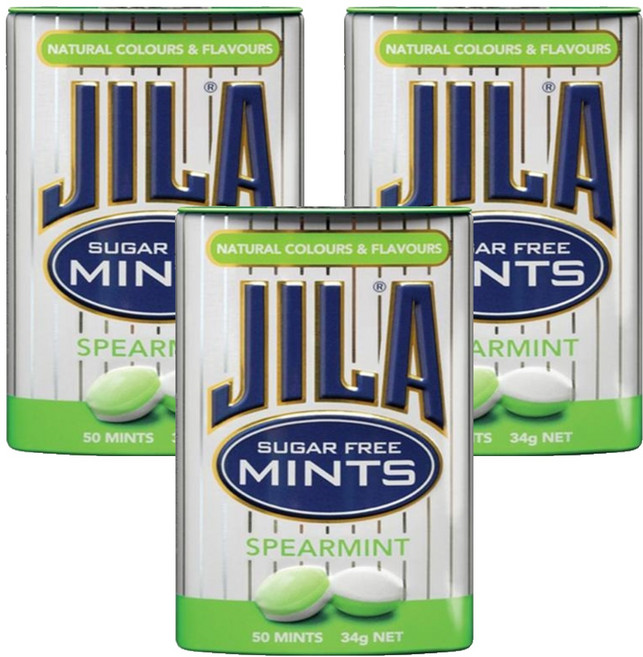 자일라 스피아민트캔디 (무설탕), 34g, 3개