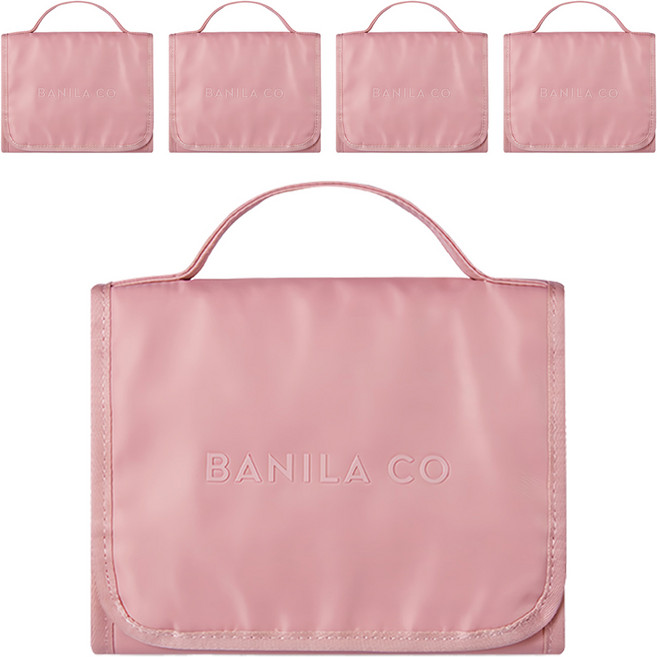바닐라코 여행용 파우치, 핑크, 5개